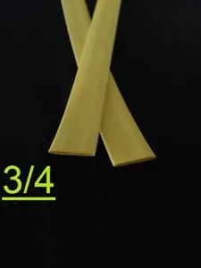 Tubo termorretráctil poliolefina 3/4" pulgadas 19 mm AMARILLO 2:1 (1 PIE) - Imagen 1 de 6