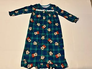 Disney Minnie Mouse Christmas Nightgown Dress Family Sleep Pajamas Size 6 - Picture 1 of 4