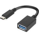 Lenovo USB Adapter - 5.in - 9 Pin USB Type A (F) to 24 Pin USB-C (M) - Black -
