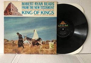 ROBERT RYAN READS FROM THE NEW TESTAMENT KING OF KINGS Original 1961 MGM VG/VG - Imagen 1 de 5