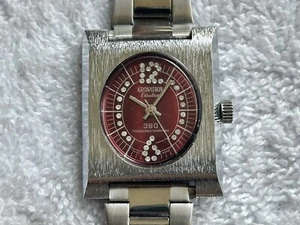 Reloj de cuerda manual vintage Konatron irrompible con resorte principal de acero inoxidable - Imagen 1 de 10