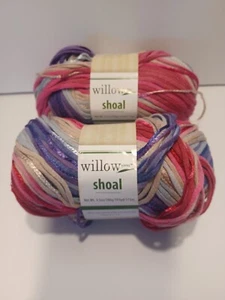 Yarn Willow Shoal Cherries Jubilee Lot Of 2 Yarns 191 Yds 3.5oz 25% Wool New - Picture 1 of 7