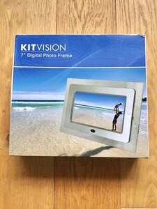 KIT Vision Digital Photo Frame Screen Protection Film Still Attached - Picture 1 of 11