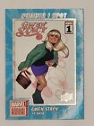 Gwen Stacy #1 Upper Deck 2020 Marvel Comic Card Number 1 Spot #N1s-18
