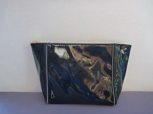 1x YSL Beauty Black Faux Patent Leather Makeup Cosmetics Bag, Brand NEW! - Picture 1 of 6