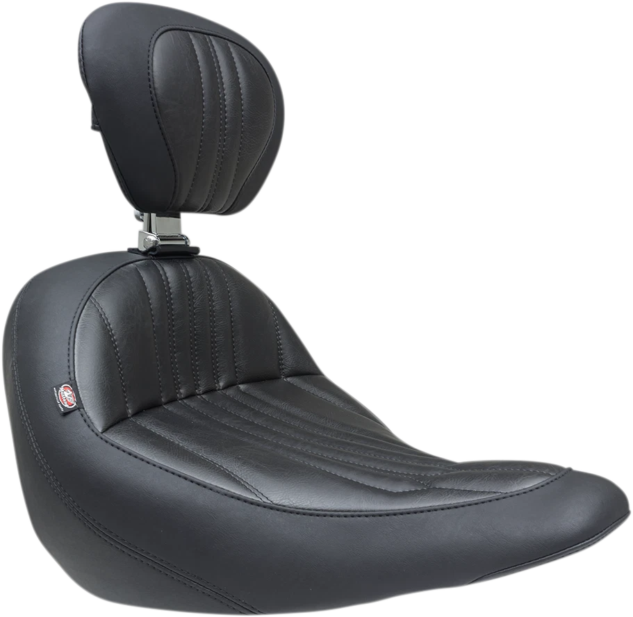 Asiento delantero solo Mustang con respaldo del conductor para 2018+ Sport Glide/Low Rider 79041 Foto 1 de 1