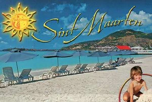 Menge 4 schöne ""Saint Martin, Sint Maarten"" Westantillen Karibik - Postkarten - Bild 1 von 4