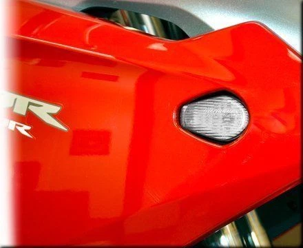 Señales de giro LED de montaje empotrado Hotbodies Honda CBR250R 2011-2013 transparentes  Foto 1 de 3
