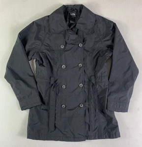 THE NORTH FACE Hyvent Jacket Girls Large Black Double Breasted Long sleeve Nylon - Picture 1 of 9