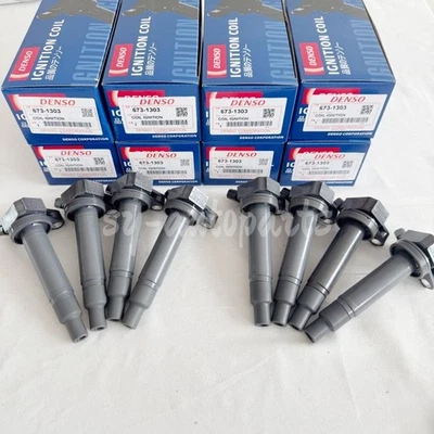 8Pcs Denso Ignition Coils For 1998-2010 TOYOTA Tundra 90919-02230 673-1303 Foto 1 de 4