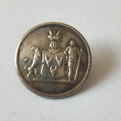 ¿Prusia antigua rara? Alemán?  Botón de plata librea Foto 1 de 4