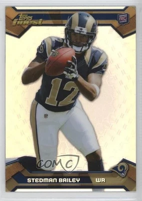 2013 Topps Finest Refractor Stedman Bailey #135 Rookie RC - Image 1 of 2