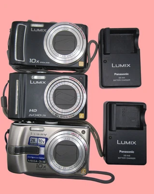 3 Panasonic Compact Digital Camera :Lumix DMC-TZ10/Lumix DMC-TZ4/LUMIX DMC-TZ3 - Image 1 of 4