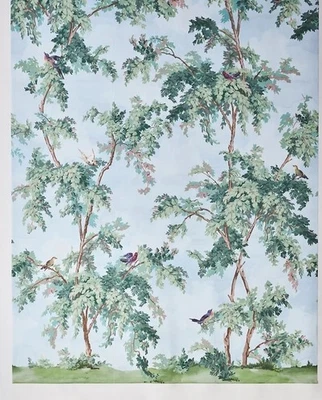 Nuevo papel tapiz mural chinoiserie Anthropologie Carl Robinson Suffolk Lane Foto 1 de 4