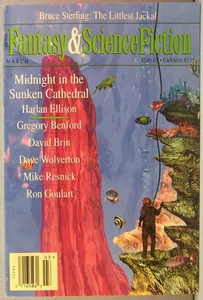 The Magazine of Fantasy and Science Fiction March 1996 Near Fine - Picture 1 of 3