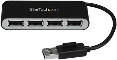 StarTech 4 Port USB 2.0 Hub Bus Powered Portable Multi Port USB 2.0 Hub - Image 1 of 4