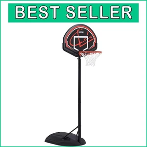 Adjustable 32" Youth Basketball Hoop with Impact Backboard - Unbreakable Design - Picture 1 of 11