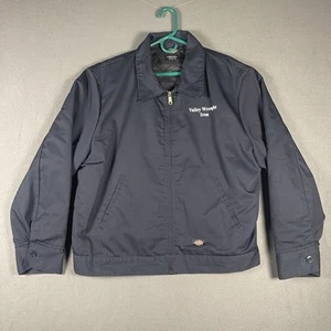 Dickies Canvas Work Chore Jacke Herren XLR Navy Blau Reißverschluss Utility Workwear - Bild 1 von 11