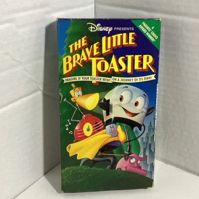 The Brave Little Toaster VHS Walt Disney Home Video RARE SLIP COVER ED WORK 1988 Foto 1 de 4