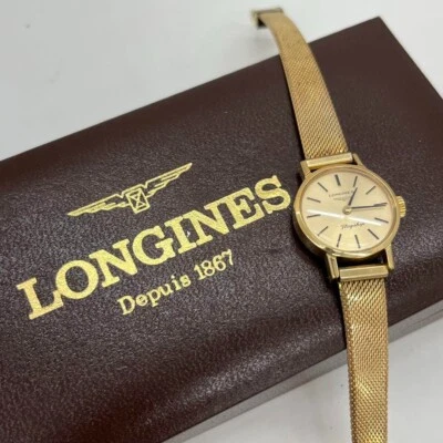 Longines Flagship Manual Winding Watch Gold Vintage USED #8932 - Image 1 of 4