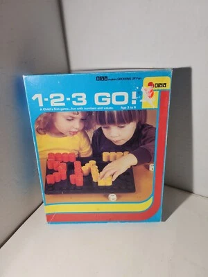 VINTAGE 1970 Orda 1 2 3 GO !!  Board Game  Discovery Toys Numbers Complete - Image 1 of 4
