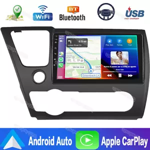 Unidad principal de radio Android13 navegación Wifi CarPlay para Honda Civic 2013 2014 2015 estéreo - Imagen 1 de 14