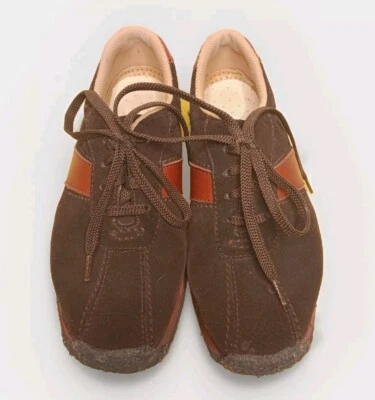 Tenis Clarks Wallabee vintage años 90 para mujer talla 5 gamuza cuero suela de goma Y2k retro Foto 1 de 4
