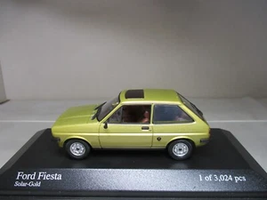 Minichamps 1/43 Ford Fiesta Mk1 1976 oro solare met. Limited 400085100 - Foto 1 di 10