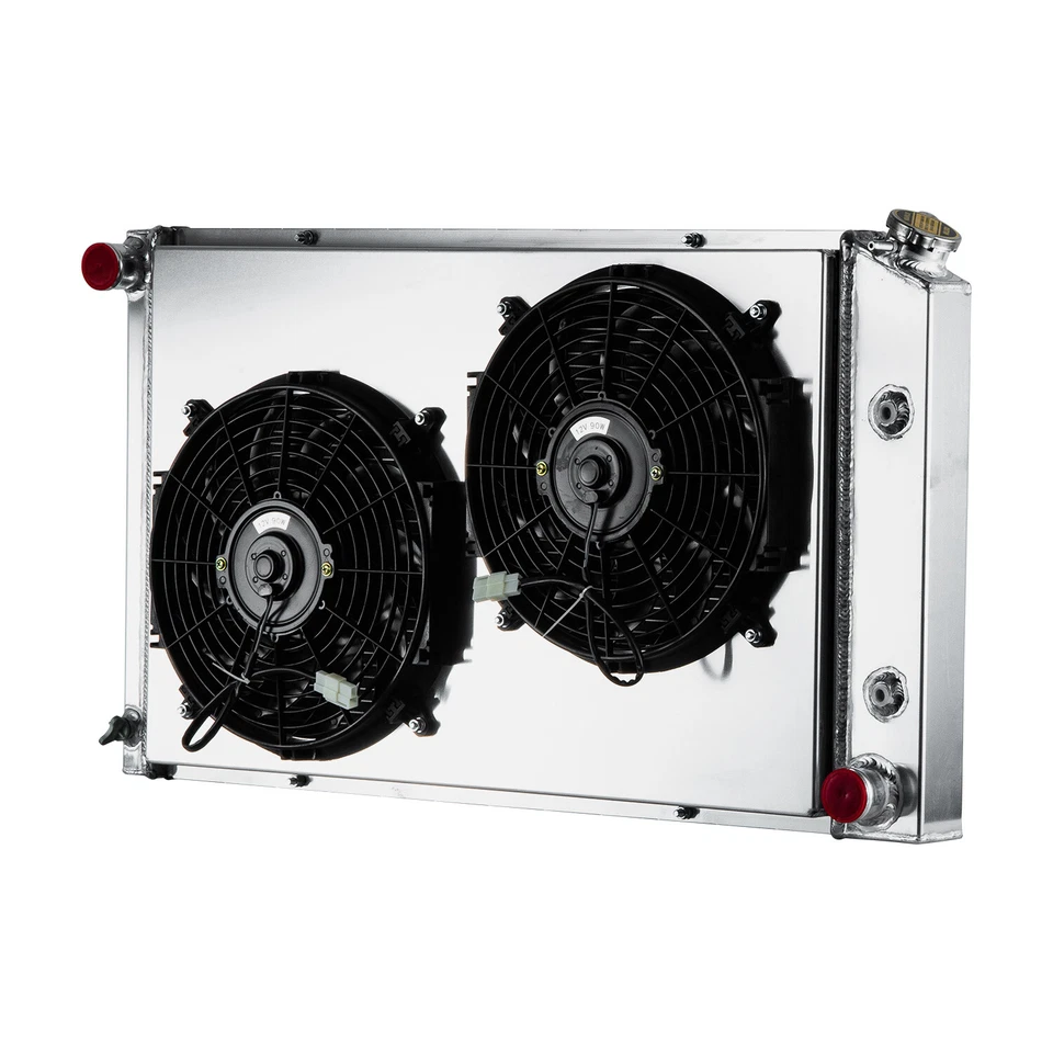 3-Row Radiator Shroud Fan Fit 70-1981 Pontiac Firebird Trans Am Formula I6 V8 - Изображение 1 из 4