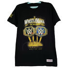 WWE x Mitchell & Ness Wrestlemania Goes Hollywood 39 Shirt S klein schwarz neu mit Etikett