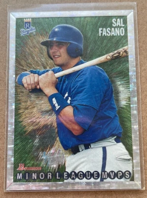 1995 Topps Minor League MVPS Card # 230 Sal Fasano - Kansas City Royals - Image 1 of 2