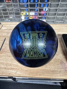 USED - Bowling Ball - 15LB DV8 "TROUBLE MAKER" DRILLED WEIGHT 14lb 13oz - Picture 1 of 10