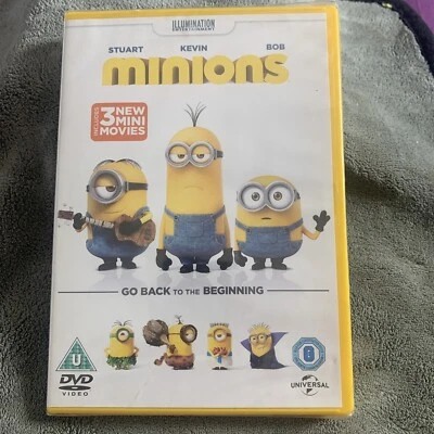MINIONS MOVIE DVD COMEDY Sandra Bullock Jon Hamm UK Release New Sealed R2 - Image 1 of 4