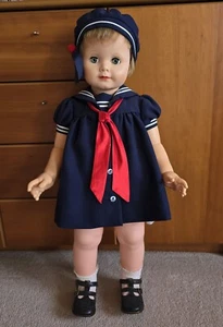 31” Vintage Lifesize Playpal Companion Doll Unmarked Saucy Type Clone - Picture 1 of 19