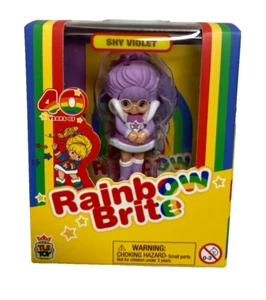 Figura Arco Iris Brite Tímido Violeta 2.5" 40 Aniversario Juguete de Regalo Coleccionable - Imagen 1 de 4