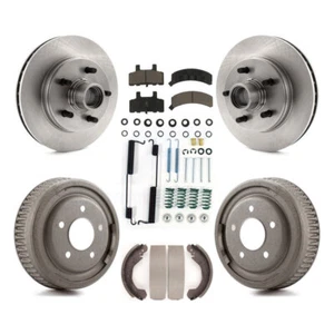 Front Rear Disc Brake Rotor Ceramic Pad & Drum Kit (7Pc) For C1500 Chevrolet GMC - Picture 1 of 8