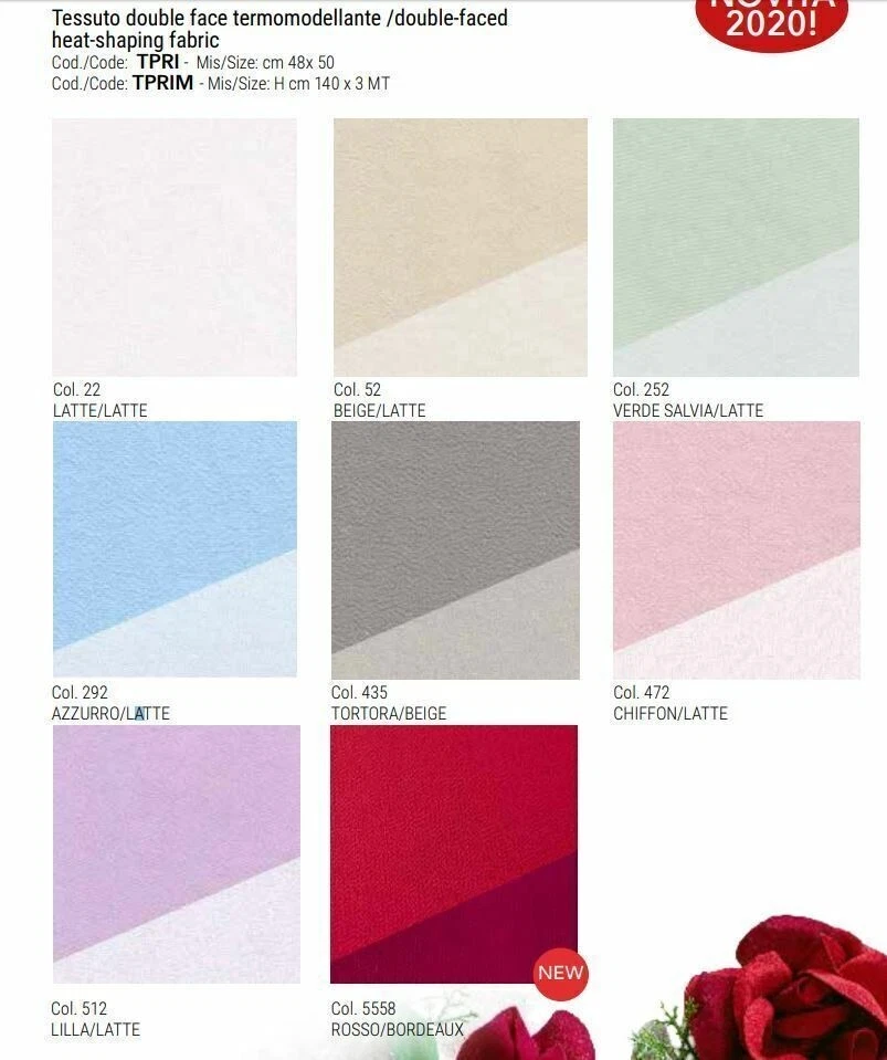 Tessuto Double Face Termoadesivo - PRIMETTE - 48 x 50 cm - Immagine 1 di 1