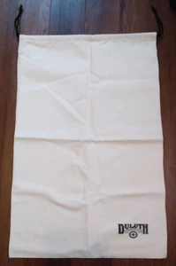 Duluth Trading Company White Heavy Canvas Supply Bag w/Drawstring 19" x 30" - Picture 1 of 2