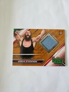 2019 Topps Bronze Money In The Bank Memorabilia Braun Strowman 65/99 - Picture 1 of 2