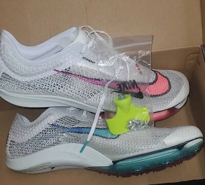 Nike Air Zoom Victory Men's Size 13 CD4385-100 Track Spikes no bag. Silver spike - Image 1 of 4