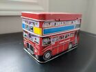 Vintage Tin Litho Double Decker Bus London Transport Biscuit