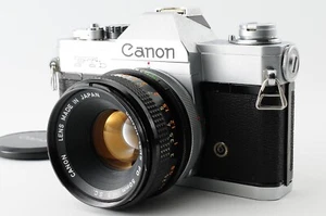 【Exc+5】Cámara fotográfica Canon FTb QL SLR 35mm + FD 50mm f1.8 S.C. Lente de Japón - Imagen 1 de 14