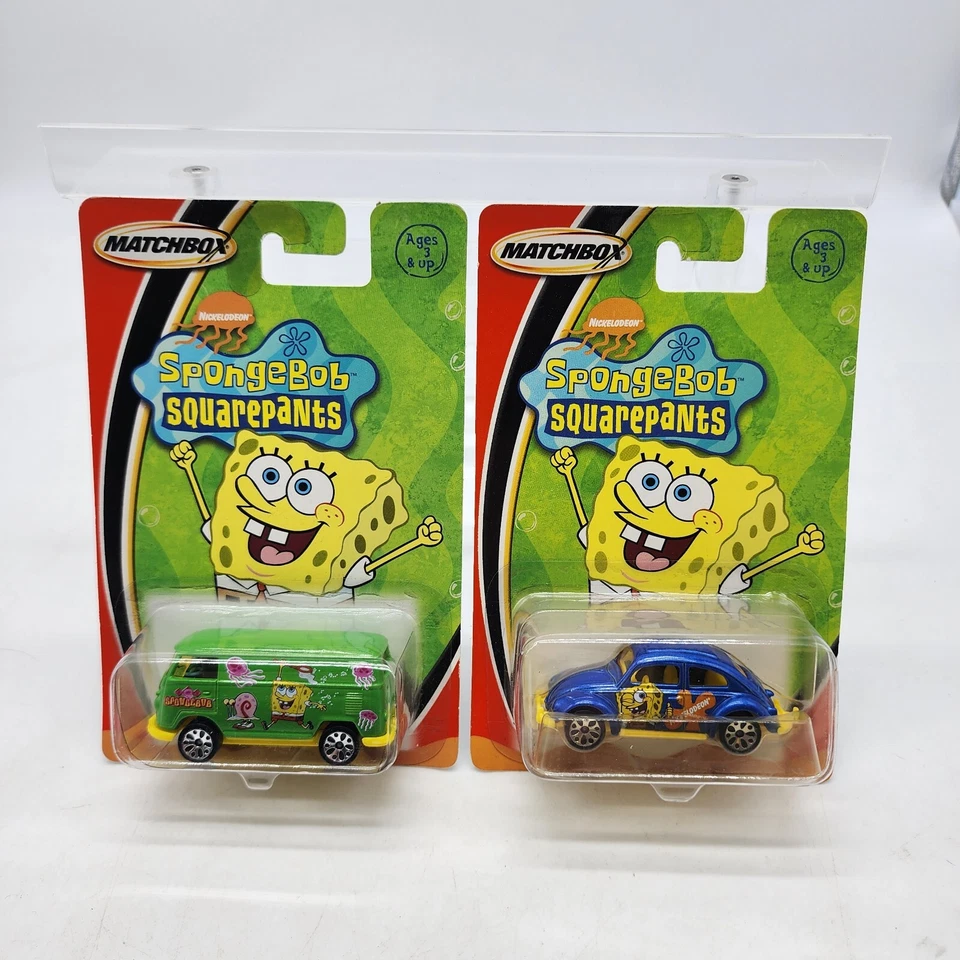 Lote de 2 Pantalones Cuadrados Bob Esponja Volkswagen!  - Escarabajo y Bus Nuevo ¡ENVÍO GRATUITO! Foto 1 de 4
