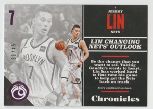 JEREMY LIN Nets 2017-18 Panini Chronicles PINK #84 SP Parallel #54/99 LinSanity - Picture 1 of 2
