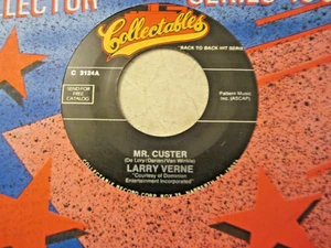 45-rpm-Collectables / Larry Verne / Mr. Custer / 1960 / NEW - Imagen 1 de 4