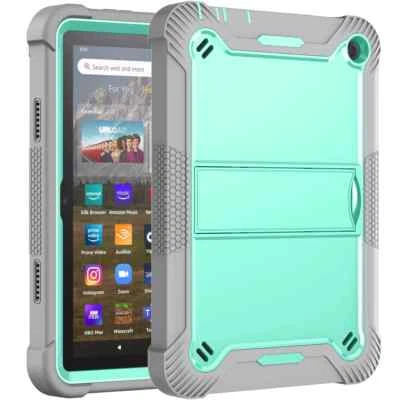 PC+Silicone Tablet Case for Amazon Kindle Fire HD 8 /HD8 Plus 12th 2022 - Image 1 of 4