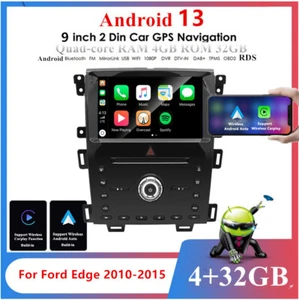 9'' For Ford Edge 2010-2015 Carplay Android Stereo Radio GPS Navigation 4GB+32GB - Bild 1 von 22