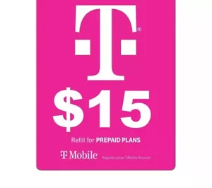 15 $ T-MOBILE SZYBKI WKŁAD | DOŁADOWANIE - Zdjęcie 1 z 1