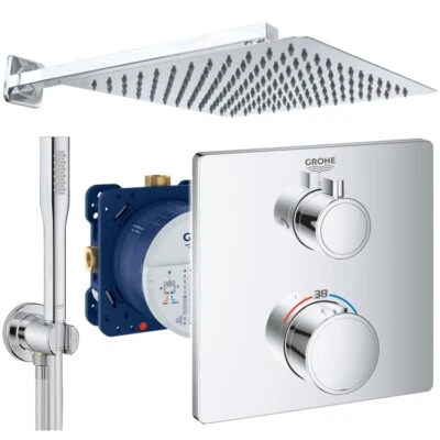 Grohe Unterputz Duscharmatur Grohtherm Duschset KopfbrauseInkl. THERMOSTAT✅ - Bild 1 von 4