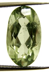 7.45 Ct Natural Green Amethyst Gemstone Stone Oval cut Wire Wrap Stone - 13672 - Picture 1 of 2